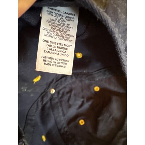 Nike Michigan Wolverines Adjustable Cap Blue & Yellow One Size - Picture 6 of 6